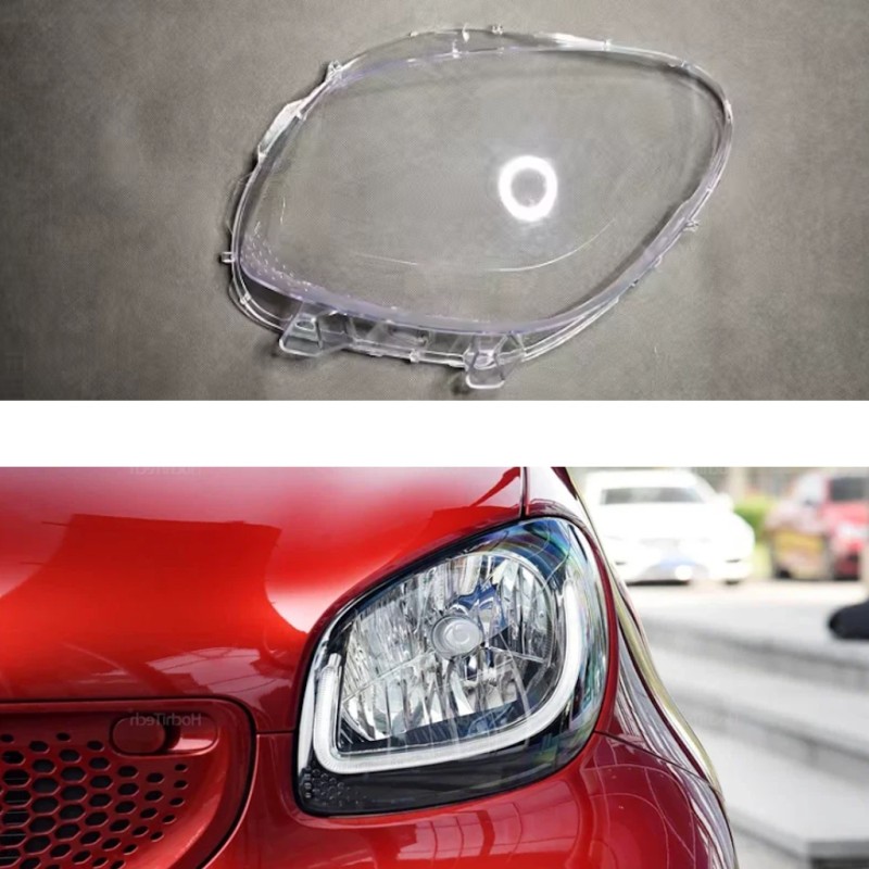 Policarbonato Faro Sinistro SMART Fortwo Forfour Vetro Lente Copertura Plexiglass Riparazione