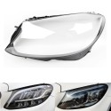 Mercedes-Benz W205 Left Headlight Polycarbonate Glass Lens Cover Plexiglass Repair 2019
