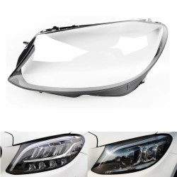 Policarbonato Faro Sinistro Mercedes-Benz W205 Dal 2019 Vetro Lente Copertura Plexiglass Riparazione