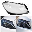 Polycarbonate Right Headlight Mercedes-Benz W205 From 2015 Glass Lens Plexiglass Cover Repair