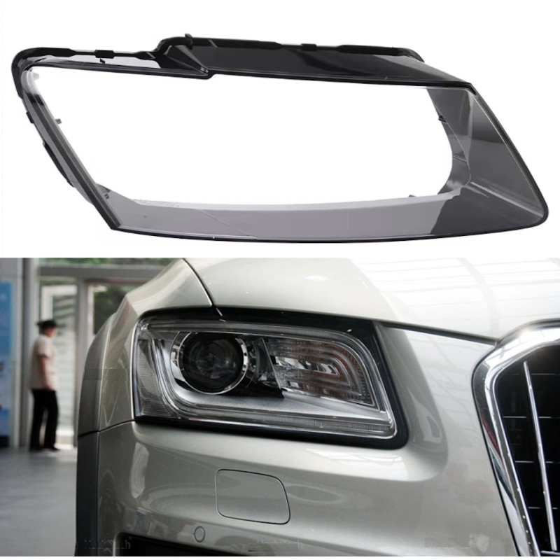 Audi Q5 2013-2017 Right Headlight Polycarbonate Glass Lens Plexiglass Cover Repair