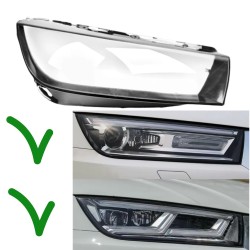 Reparación de la cubierta de plexiglás de la lente de cristal de policarbonato del faro derecho del Audi Q5L 2018-2020