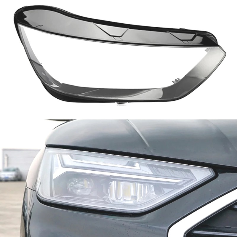 Policarbonato Faro Destro Audi Q5 dal 2021 in poi Vetro Lente Copertura Plexiglass Riparazione