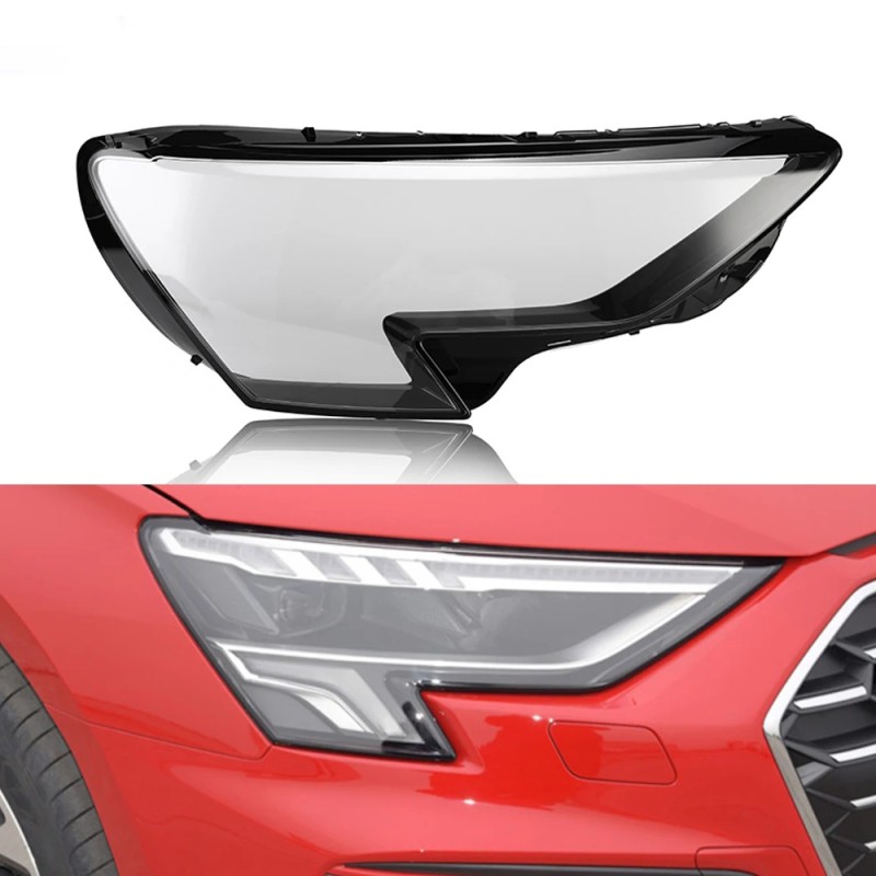 Audi A3 8Y Right Headlight Polycarbonate Glass Lens Plexiglass Cover Repair