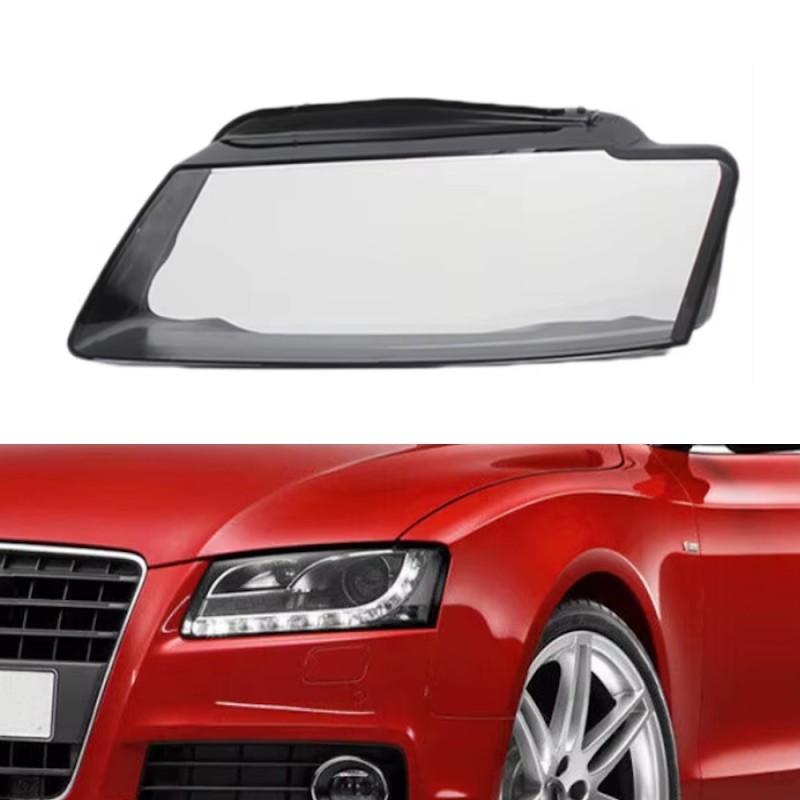 Reparación de la cubierta de plexiglás de la lente de cristal de policarbonato del faro izquierdo del Audi A5 8T3
