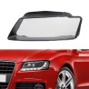 Audi A5 8T3 Left Headlight Polycarbonate Glass Lens Plexiglass Cover Repair