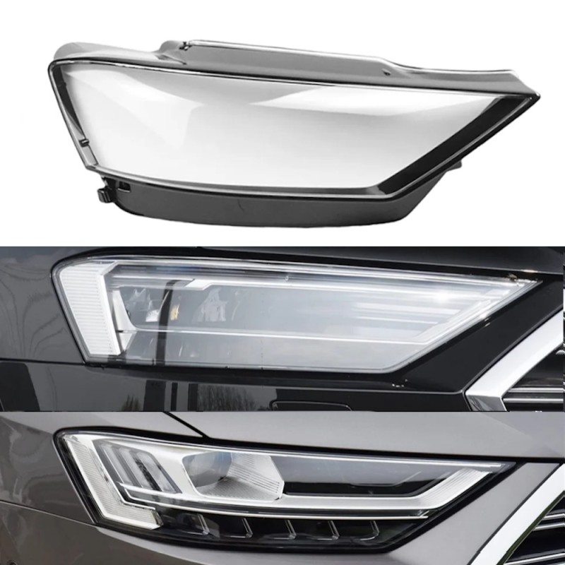 Audi A8 A8L 4N2 4N8 Right Headlight Polycarbonate Glass Lens Cover Plexiglass Repair