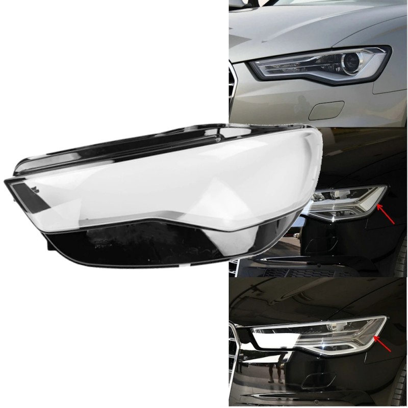 Reparación de la cubierta de plexiglás de la lente de cristal de policarbonato del faro izquierdo del Audi A6 (a partir de 2016)