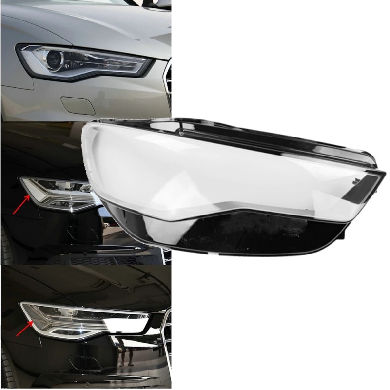 Reparación de la cubierta de plexiglás del cristal del faro derecho del Audi A6 (a partir de 2016)