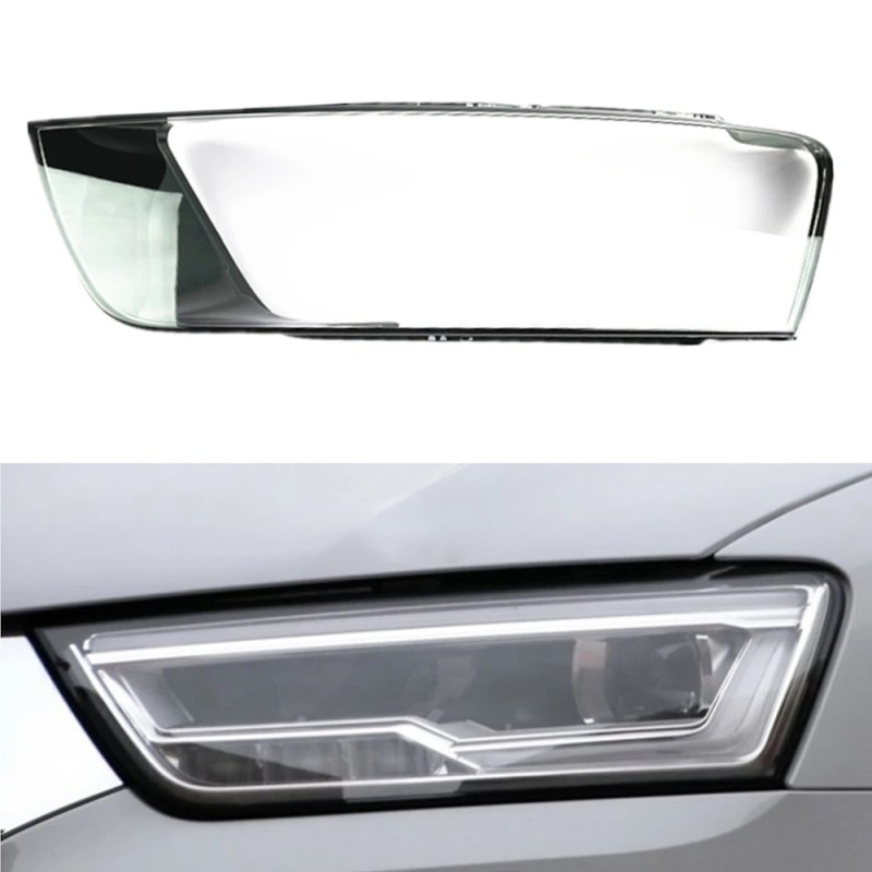Reparación de la cubierta de plexiglás de la lente de cristal de policarbonato del faro izquierdo del Audi Q3 2016-2018