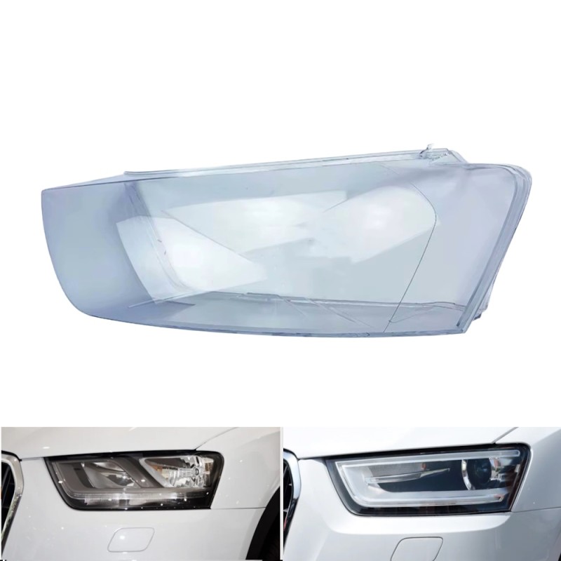 Policarbonato Faro Sinistro Audi Q3 8U dal 2010 al 2015 Vetro Lente Copertura Plexiglass