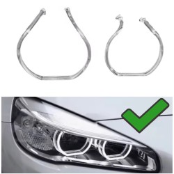 Fibra Ottica Policarbonato Destro DRL BMW Serie F45 F46 Ricambio Faro Led