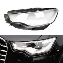 Audi A6 C7 Left Headlight Polycarbonate Glass Lens Plexiglass Cover