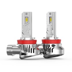 Lampade Led H11 H8 H9 Dual Vision 35W Stessa Dimensione Originale Canbus 6000k Anabbagliante Abbagliante