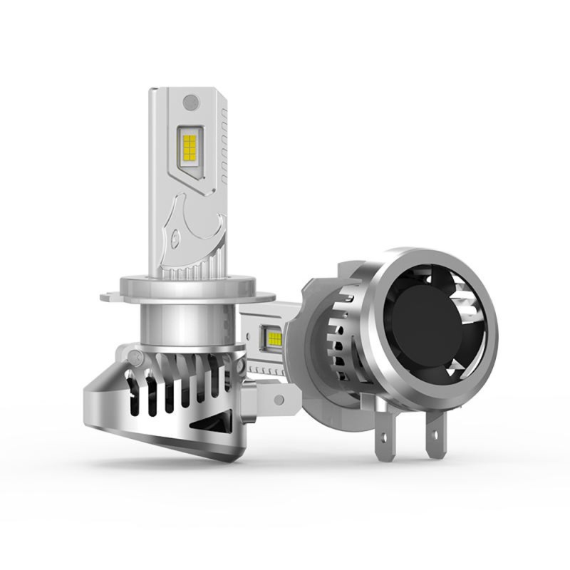 Fan LED Lamps H7 Dual Vision 35W Same Size Original Canbus 6000k Low Beam High Beam