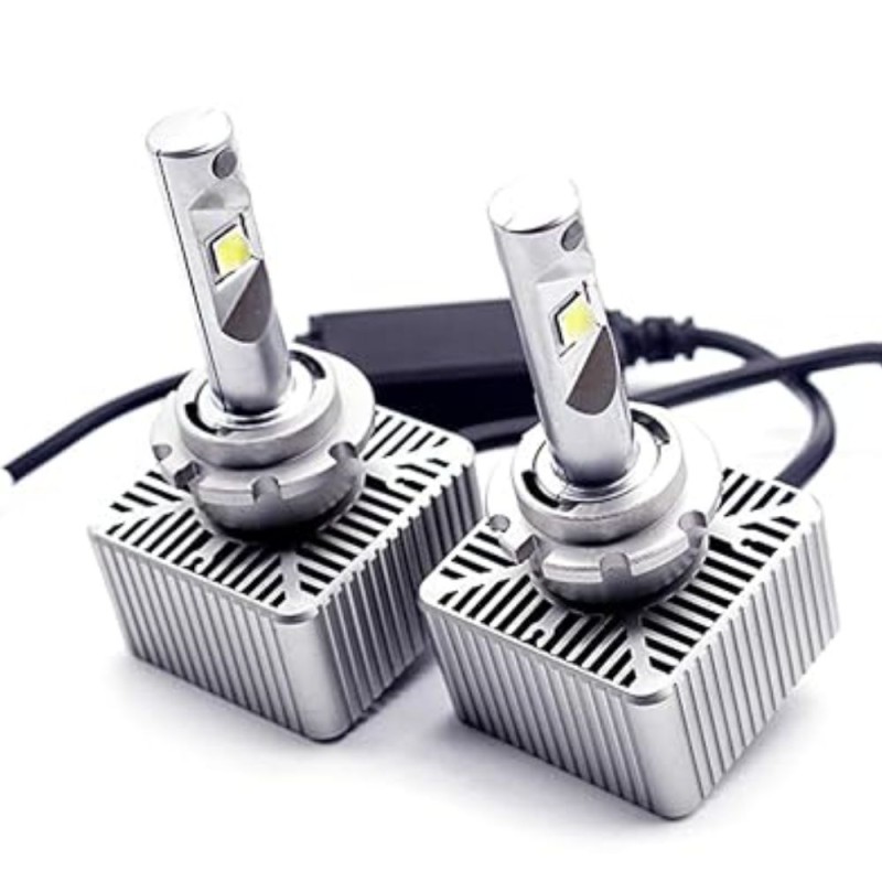 Lámparas LED D5S 25W 5000K pk32d-7 XHP-50 para luz de carretera y luz de cruce lenticular