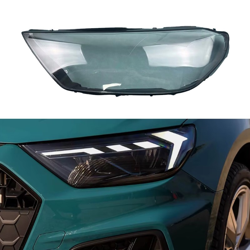 Policarbonato Faro Sinistro Audi A1 GBA Vetro Lente Copertura Plexiglass