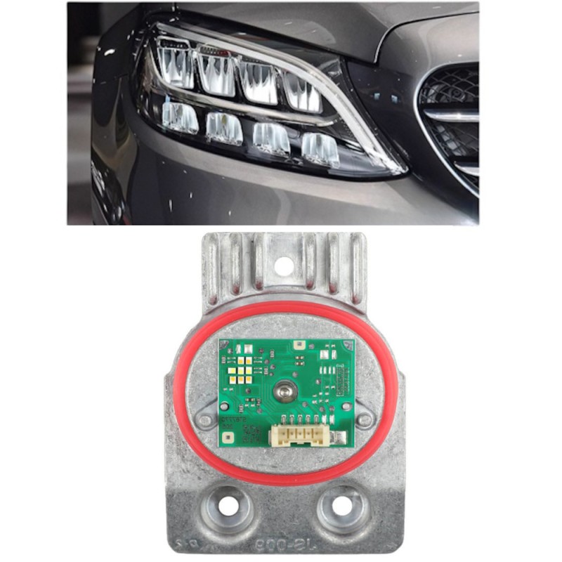 LED Module A2059068104 Direction Indicators and DRL Right 21246000 Headlight Light Mercedes C-Class W205