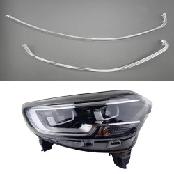 Guía de luz de tubo de repuesto derecha de policarbonato con fibra óptica para Renault Kadjar 19623501