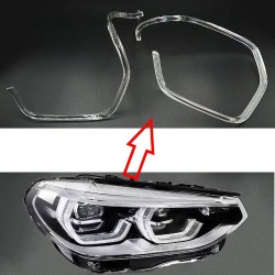 Fibra Ottica Policarbonato Destro DRL BMW Serie X3 X4 G02 G08 F97 F98 Ricambio Faro Led Acrylic Tube Guide Strip Light