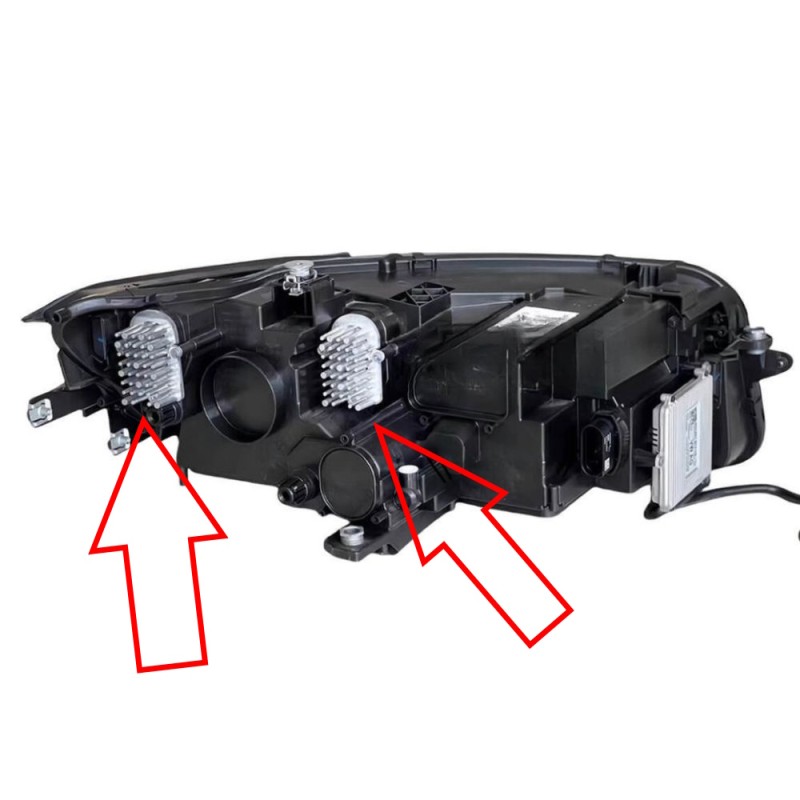 posizione nella vettura Modulo Led VW Tiguan II 1420000863 5NA998478 Luce Di Marcia Diurna Parcheggio