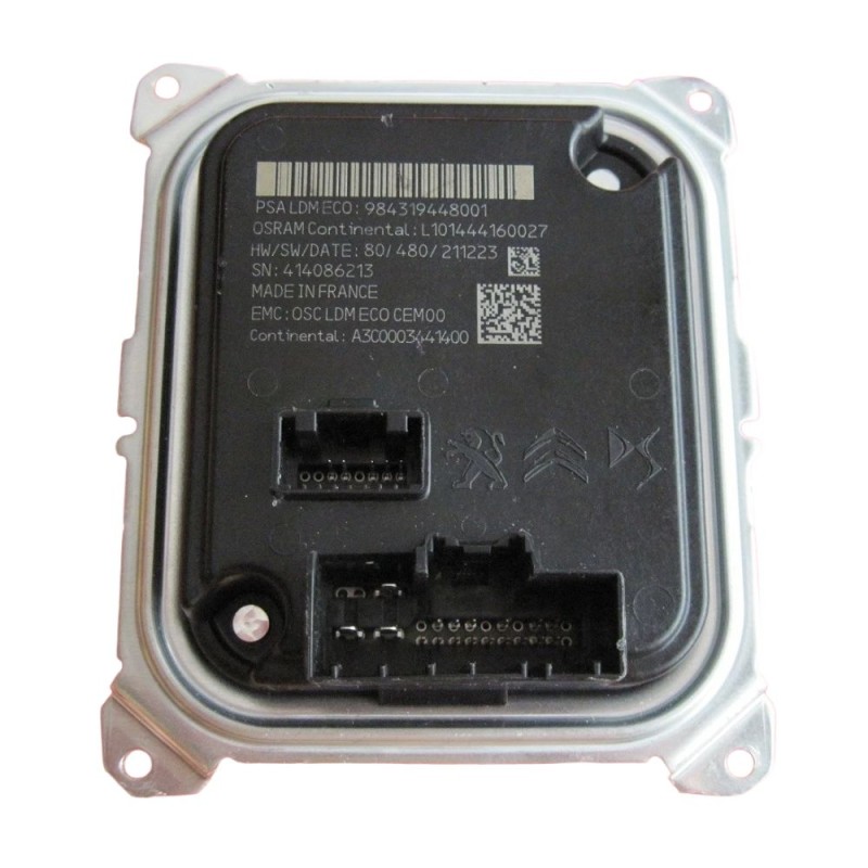 Continental LED Headlight Control Unit 984319448001 A3C0003441400 Citroen Peugeot DS Opel Light Control Module