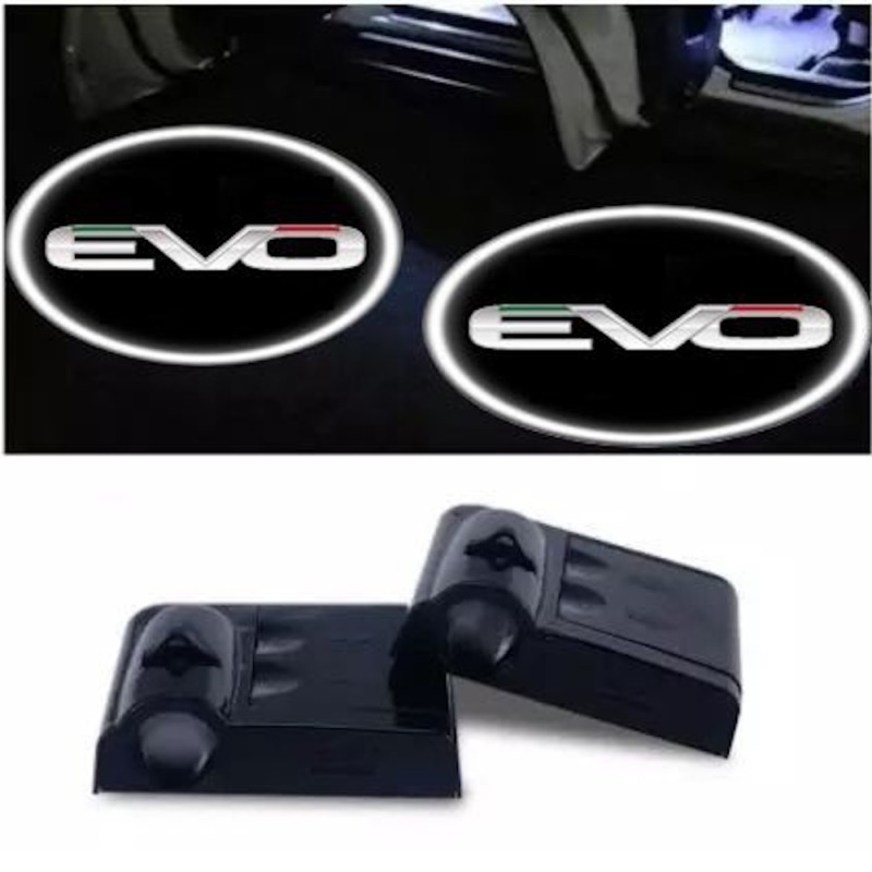 EVO7 kit sotto porta LED Logo con batteria
