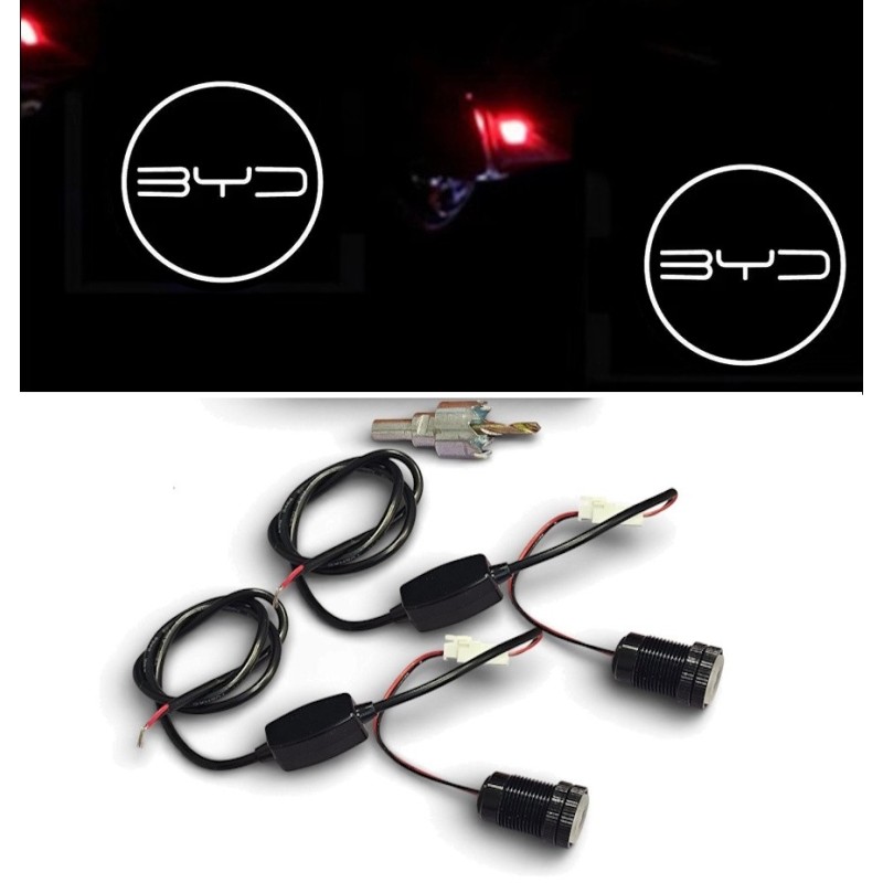 Proiettore Logo LED BYD Seal per Portiera con Foro Plug & Play