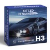 Lampade Led Fendinebbia H3 per VOLKSWAGEN Golf 2 tecnologia CANBUS Kit 6000k Luce Bianca