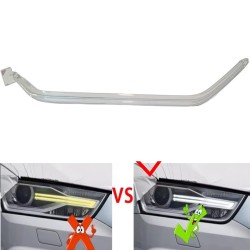Acrylic Tube Light Guide Strip Light DRL Right Audi Q3 EUROPEA Replacement LED Fiber Optic Headlight