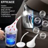 Beneficios del kit de regeneración de faros de 800 ml: Renueva y da brillo a los faros con polímero líquido.