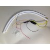 Sequential White/Amber Flexible DRL Flex Tube – 600 mm (60 cm)