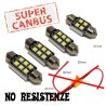 2 lampade LED siluro Festoon Super-CANBUS 5W – 36 mm