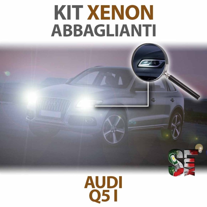 Lampade Xenon abbaglianti Audi Q5 8RB CANBUS – 6000K