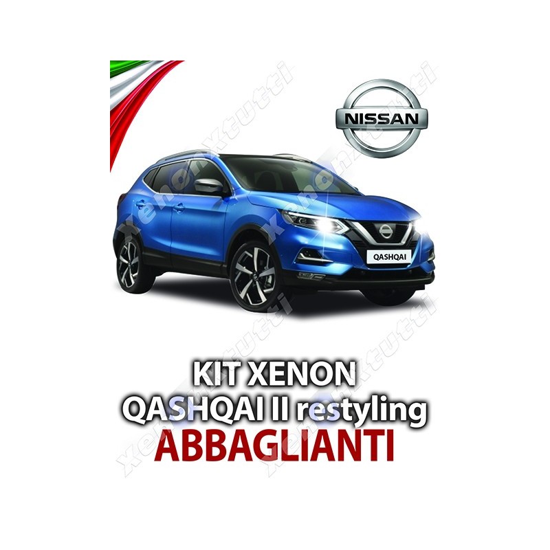 Bombillas xenón H11 de carretera para Nissan Qashqai II restyling desde 2017 con CANBUS – 6000K · H11