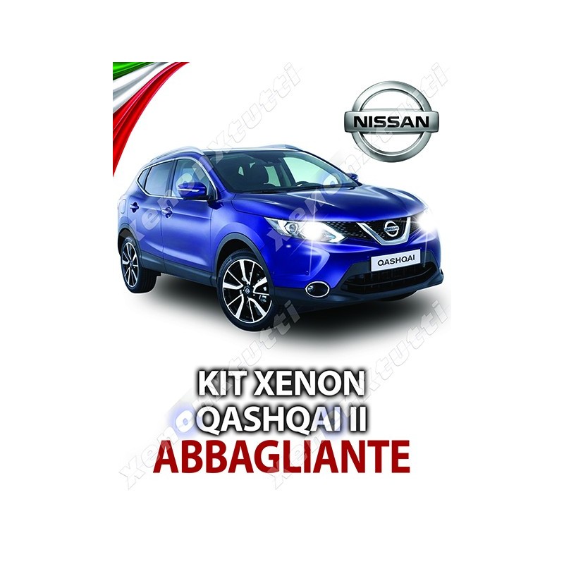 Bombillas xenón H7 de carretera para Nissan Qashqai II desde 2014 con CANBUS – 6000K · H7