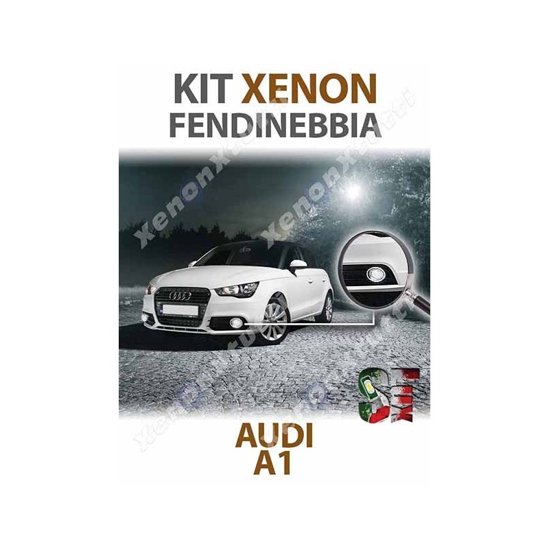 Lampade Xenon Fendinebbia H11 per AUDI A1 8X1 8XK (2010 - 2018) con tecnologia CANBUS – 6000K