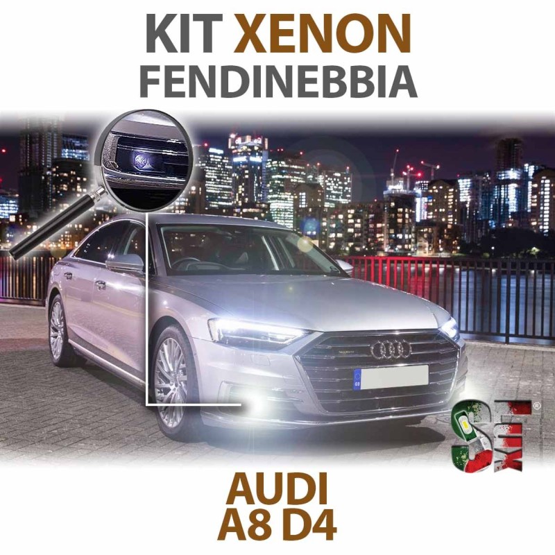 Xenon Fog Light Bulbs H7 for AUDI A8 D4 (2009 - 2018) with CANBUS Technology – 8000K