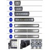 LUZ DE TRABAJO DE 24W A 300W 9/32V DE PROFUNDIDAD O DIFUSA – 180W