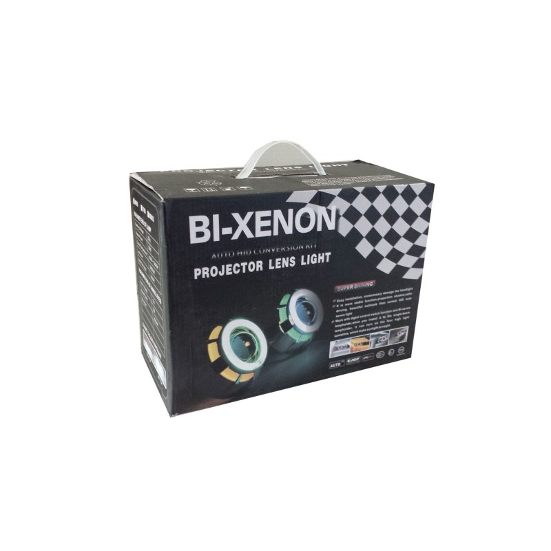 KIT DE PROYECTOR CON LENTE DOBLE ANGEL EYE – 5000K