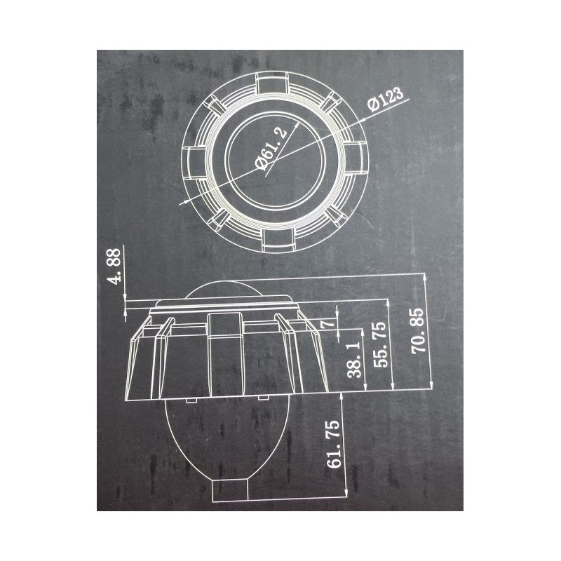KIT DE PROYECTOR CON LENTE DOBLE ANGEL EYE – 12000K