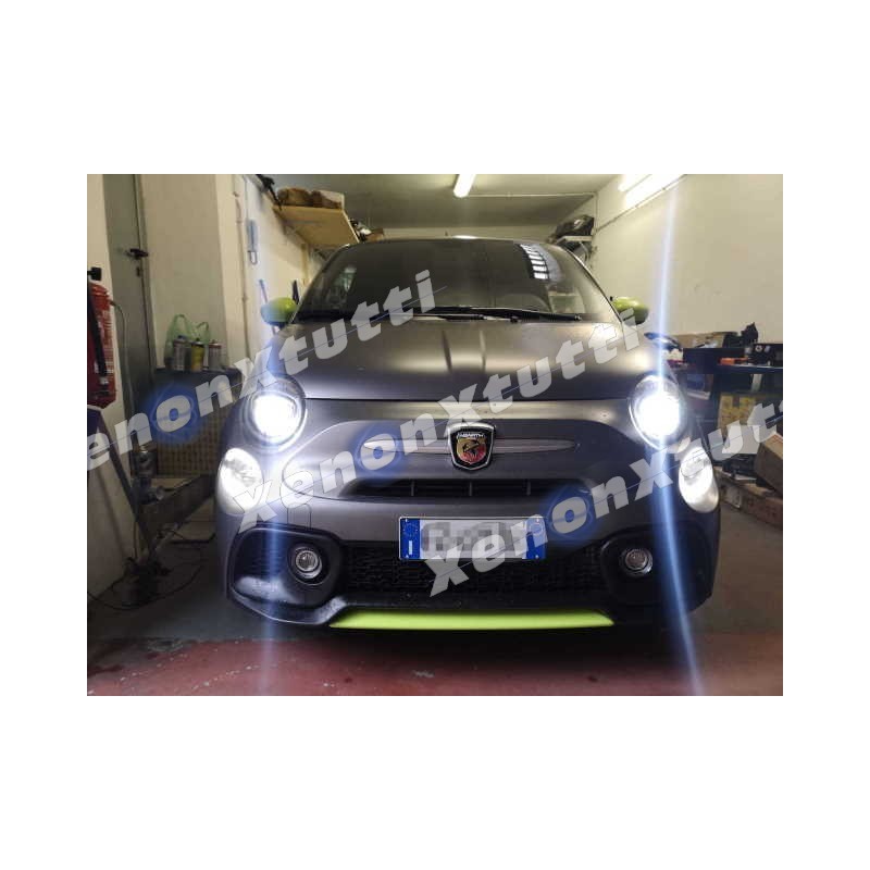 Bombillas Xenón H7 de Cruce para 500 ABARTH 595 695 con tecnología CANBUS – 5500K