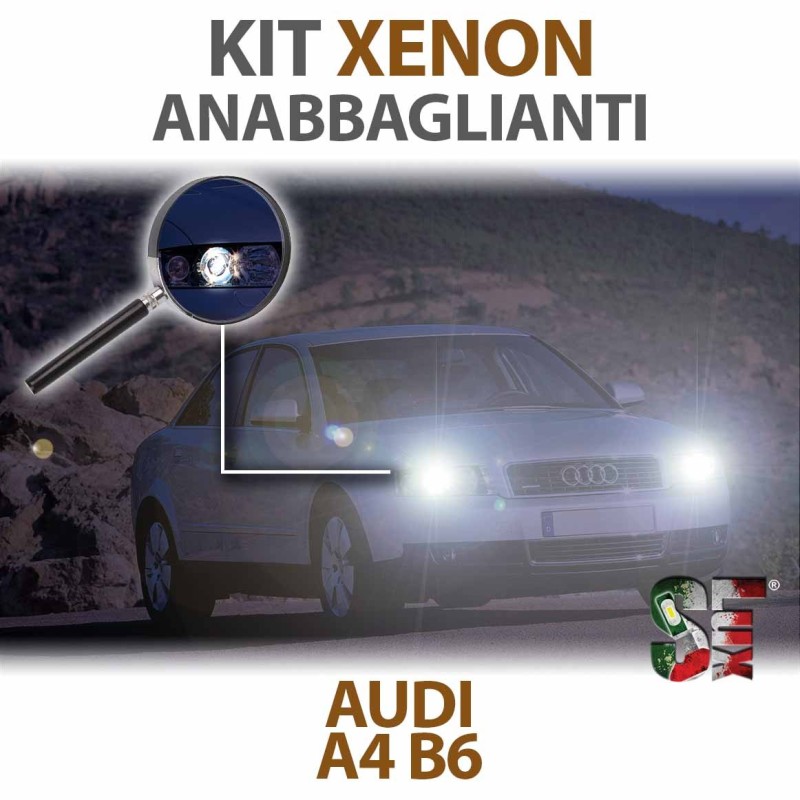 Xenon Low Beam Bulbs H7 for AUDI A4 B6  (2000 to 2004) with CANBUS Technology – 5500K