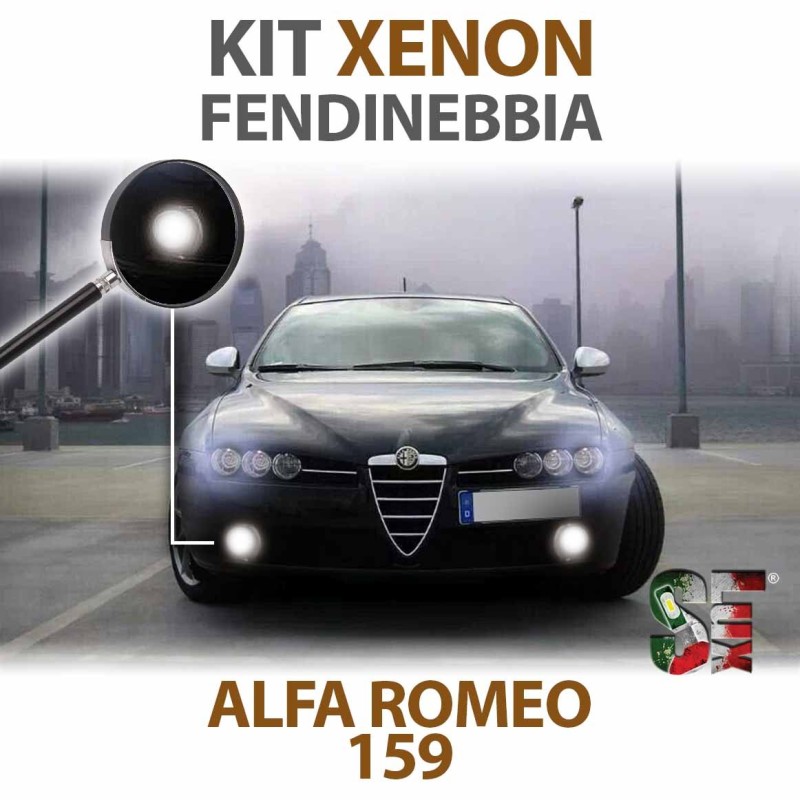 Lampade Xenon Fendinebbia H1 per ALFA ROMEO 159 (2005 - 2012) con tecnologia CANBUS - 5000K