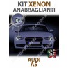 Xenon Daytime Running and High Beam Bulbs H15 for AUDI A5 8T3 (2009 - 2017) with CANBUS Technology - 5000K