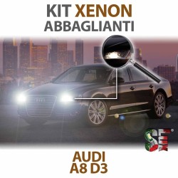 Lampade Xenon Abbaglianti HB3 9005 per AUDI A8 D3 (2002 - 2010) con tecnologia CANBUS - 3000K