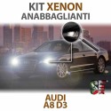 Lampade Xenon Anabbaglianti H1 per AUDI A8 D3 (2002 - 2010) con tecnologia CANBUS - 4300K