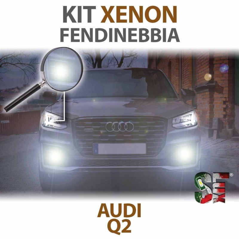 Lampade Xenon Fendinebbia  per AUDI Q2 (2016 in poi) con tecnologia CANBUS – 4300K