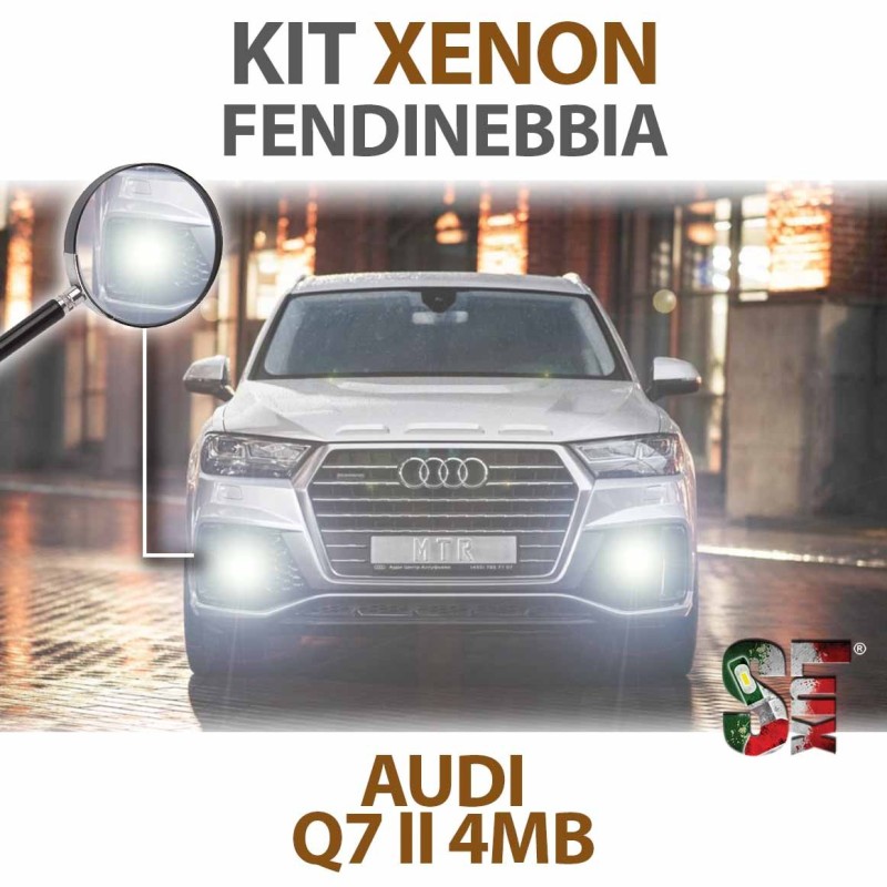 Lampade Xenon Fendinebbia H7 per AUDI Q7 II 4MB (2015 in poi) con tecnologia CANBUS – 3000K