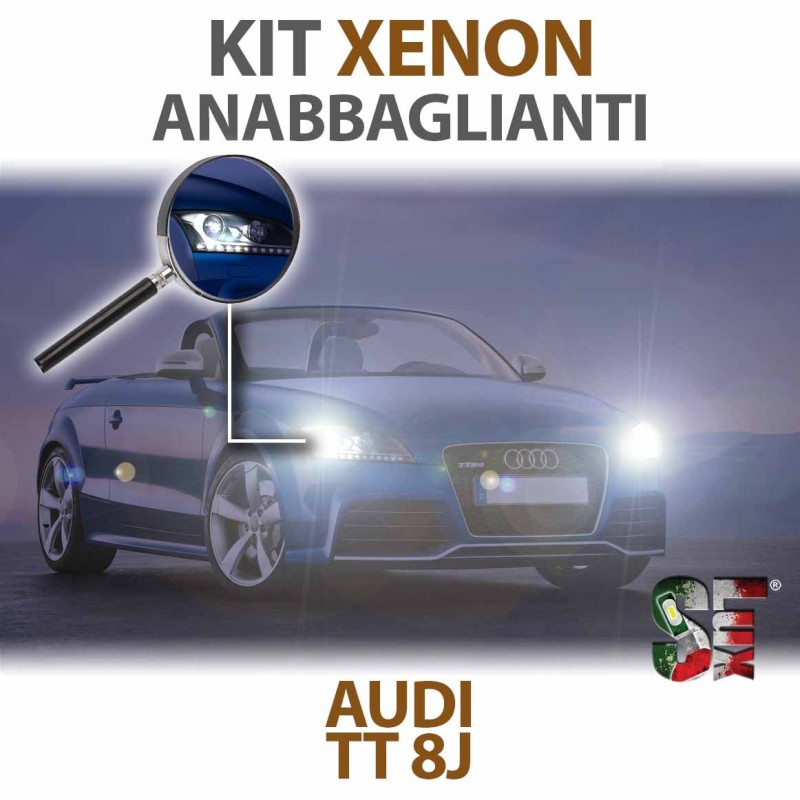 Lampade Xenon Anabbaglianti H7 per AUDI TT 8J (2006 - 2014) con tecnologia CANBUS – 10000K